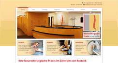 Desktop Screenshot of neurochirurgie-rostock.de