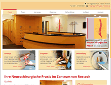 Tablet Screenshot of neurochirurgie-rostock.de